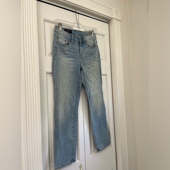 J.Crew Vintage Cropped Jeans women’s size 25 light denim mid-rise straight leg - Picture 3 of 9